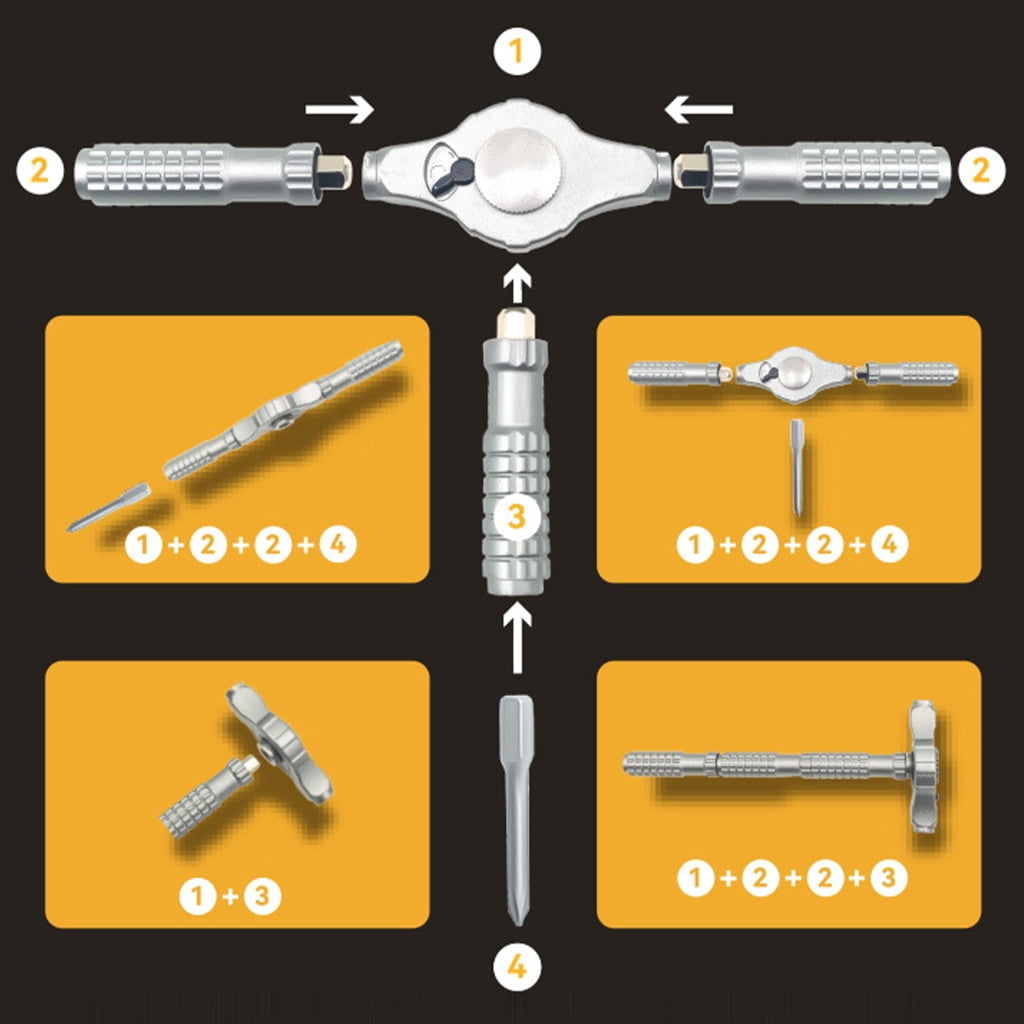 Premium 66 Piece Screwdriver Set Featuring Steel Shafts And Storage Case Ergonomic Screwdriver