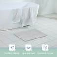 thumbnail image 5 of Vellux Bliss Memory Foam Bath Rug, 17" x 24", Light Grey, 5 of 8