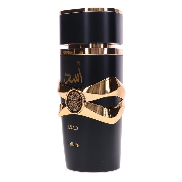 Lattafa Asad, 3.4 oz EDP Spray, Black Pepper, Tobacco, Amber