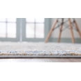 thumbnail image 2 of Unique Loom Augustus Collection Area Rug - Assisi (7' Round Light Blue/Tan), 2 of 6