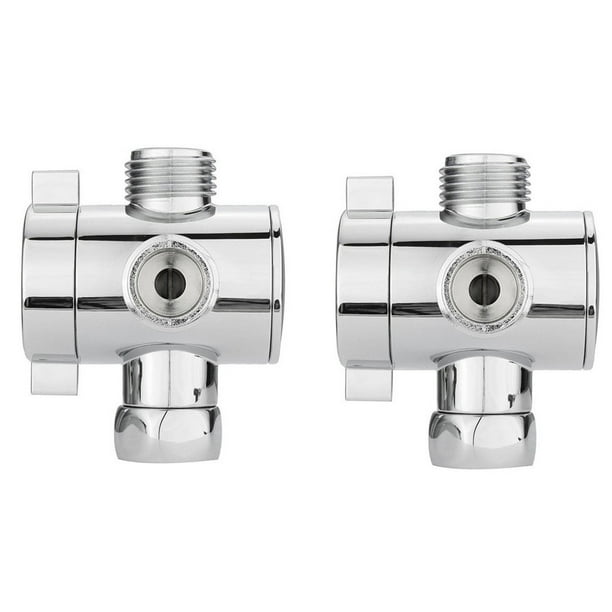 Adaptador en T para ducha y bidé Desviador de tres pulgadas 1/2 para inodoro Productos para el baño