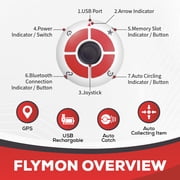 Megacom FLYMON – Poket Go Auto Catcher | Earn Candy, XP & Stardust | AR Exploration Enhancer | Portable Location Navigation Assistant-Based AR Games | USB-C Charging | iOS Only | Flymon App