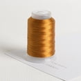 thumbnail image 1 of BUYISI 350 Meters/Roll Embroidery Sewing Thread Diy Handmade Cross Stitch Sewing Tool For Weaving Bracelets Bead Chains Tower Line Beeswax Yellow 27, 1 of 5