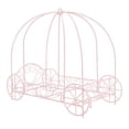 thumbnail image 4 of DHP Metal Twin Carriage Bed, Pink, 4 of 13