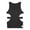 Black B, variant on inhzoy Men’s Workout A-Shirt Long Muscle Shirt Tank Top Bodybuilding Ribbed Vest Clubwear