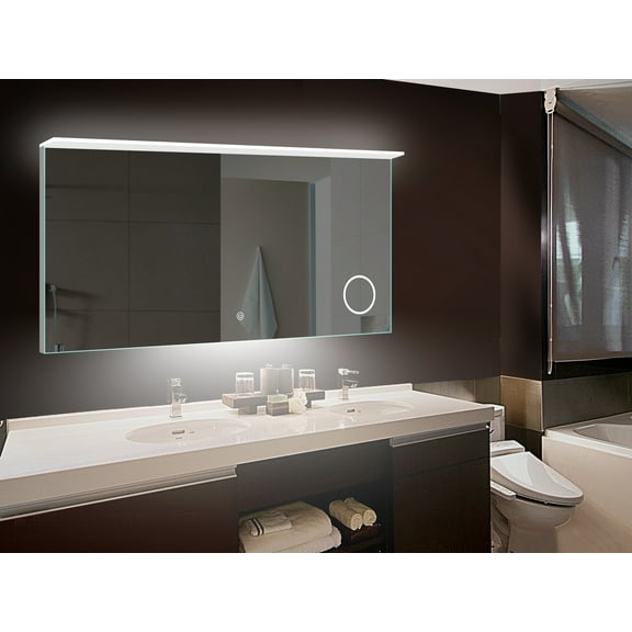 Lighted Impressions Transit 48" x 24" LED Bathroom Wall Mirror