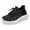 Black, variant on Djtdsds Girls Knit Sneakers Breathable Mesh Running Shoes with White Soles for Casual and Active Wear Size:13-13.5 Years