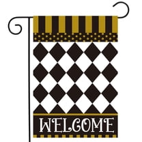Briarwood Lane Checkerboard Garden Flag