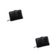 thumbnail image 1 of Qarigey Cartera de cuero plegable para banquetes, monedero para viajar con tarjetero de débito Negro 2Conjunto, 1 of 6