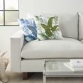 thumbnail image 6 of Mina Victory Life Styles Fabric Embroidered Palm Leave Throw Pillow in Blue, 6 of 6