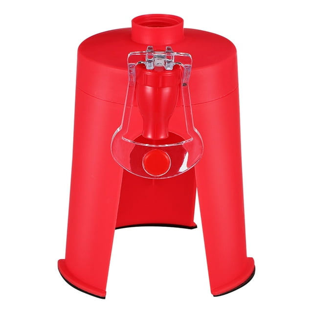 Máquina dispensadora de refrescos: Dispensador de bebidas carbonatadas de escritorio - Fuente de agua potable manual con grifo para servir refrescos sin esfuerzo