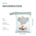 thumbnail image 3 of Bag For Daycare Change Of Clothes Washable With Zipper Customizable With Name For Kindergarten Beach Sports, 3 of 7