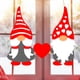 thumbnail image 5 of Letrero de Puerta con Forma de Enano para San Valentín, Bonito Adorno de Madera, Gancho para Porche con Temática de Amor, Decoración Romántica para El Hogar, Idea de Regalo Navideño, Sombrero Preinst, 5 of 6