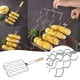 thumbnail image 3 of Rejilla plegable de acero inoxidable para asar maíz - Soporte versátil para barbacoa, diseño compacto, fácil de limpiar - Cocina al aire libre, camping, verduras/carne, 3 of 8
