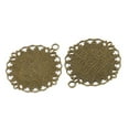 thumbnail image 4 of 10 Pcs Fijación Base Cabochon Accesorios Artesanía Manualidad Hogar Arte Decoración Bricolaje Coser de utilizar Gloria Marco de cabujón, 4 of 8