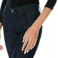 thumbnail image 5 of Floreo 10k Yellow Gold 3mm Solid Herringbone Chain Necklace and Bracelet Set, 5 of 8