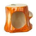 thumbnail image 1 of Ceramic Hamster House, hábitat de hámster, al aire libre, verano, hámster cabaña cueva de animales pequeños para ratas ratón chinchilla ardilla hurón S, 1 of 8