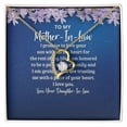 thumbnail image 4 of To My Mother-in-Law I Promise to Love Your Son Forever Necklace w Message Card, 4 of 20
