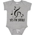 thumbnail image 3 of Inktastic Funny Music Yes Im Treble Boys or Girls Baby Bodysuit, 3 of 5