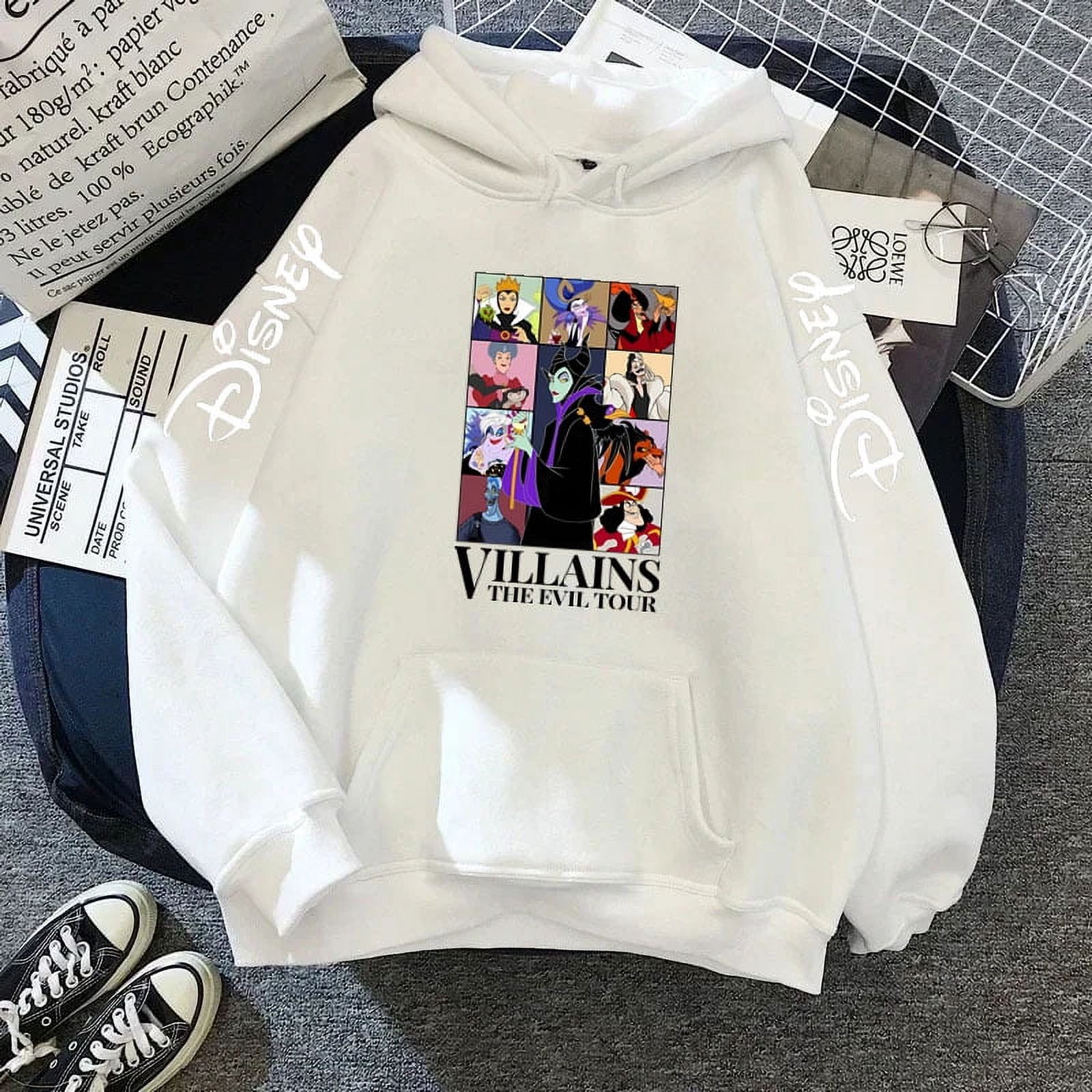 Disney Villains Women Casual Print Women's Sweatshirts Hoodies