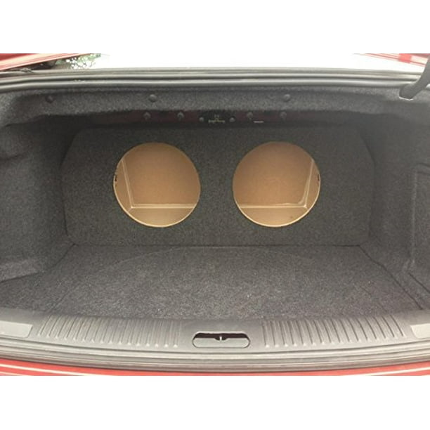 0813 cadillac cts custom sub enclosure subwoofer box 2 12" subs