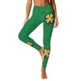 thumbnail image 3 of Oksale High Waisted Yoga Pants for Women Plus Size St.Patrick Day Leggings Funny Graphic Tummy Control Jeggings Trousers 2026 Green L, 3 of 10