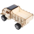 thumbnail image 3 of Shisuyan 1 Set Unfinished Wooden Solar Powered Car Toy Self-assembly Small Car Science Project Toy, 3 of 9