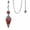 Red Jade, variant on 10PCS Natural Reiki Chakra Quartz Pendulum Healing Chips Stone Chain Pendants-Red Jade