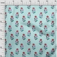 thumbnail image 2 of oneOone Coton Popeline Tissu Feuilles & Imprimé Floral Bloc Tissu à Coudre BTY 56 Pouces de Large, 2 of 4