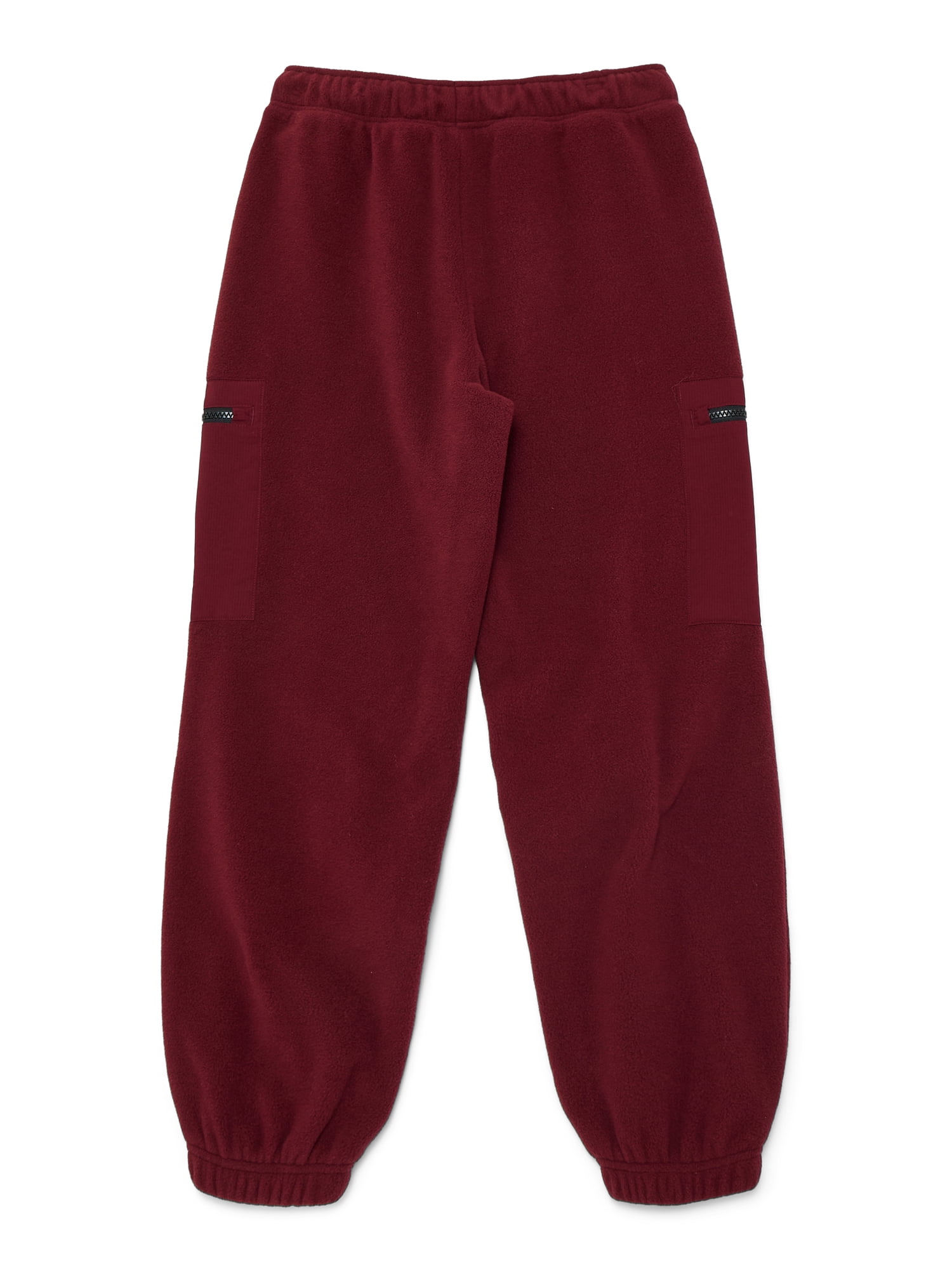 Weekend Academy Boys Polar Fleece Joggers with Zipper Pockets, Size XS-XXL