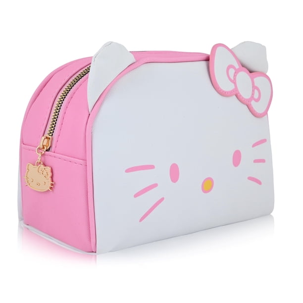 Bolsa de maquillaje Fast Forward Sanrio Hello Kitty de piel sintética