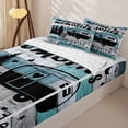 thumbnail image 3 of Homewish Rustic Cabin Camper Zipper Twin Comforter Sets with Fitted Sheet and 2 Pillowcases,Camping Adventure Theme Zipper Bedding Set For Kids Boys,Reversible,4-Piece, 3 of 7