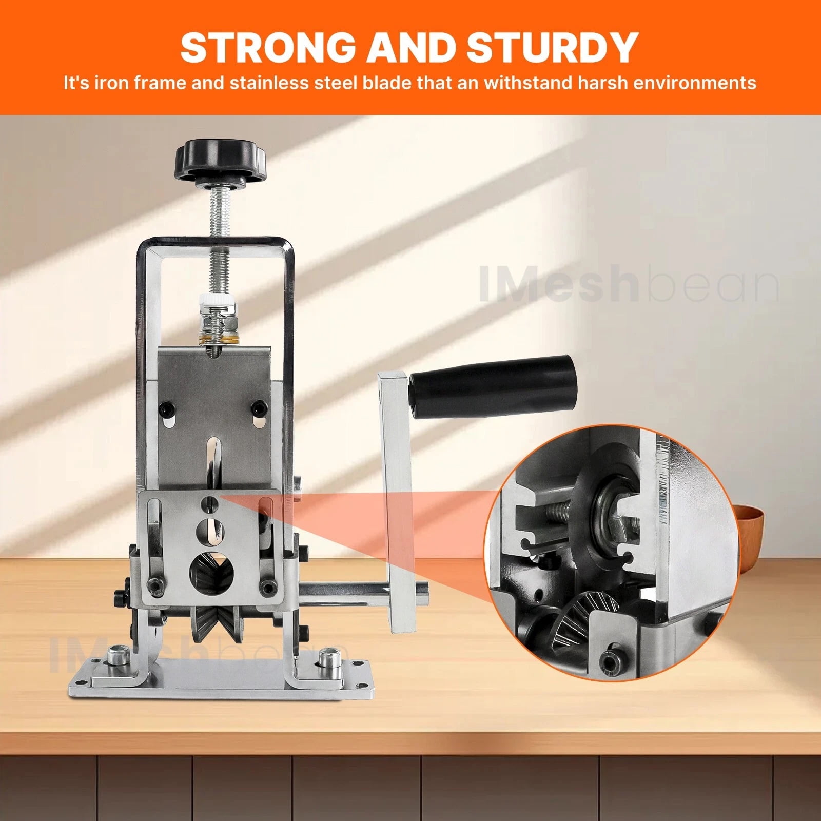 iMeshbean Hand Crank Wire Stripper Wire Stripping Machine Electric & Manual Copper Peeling Stripper