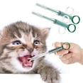 thumbnail image 4 of pitrice 2Pcs Pet Feeding Tools Kit Push-Type Pills Dispensers Liquid Feeder 1Set, 4 of 6