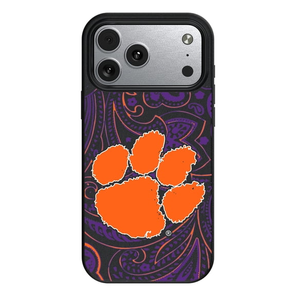 Keyscaper Clemson Tigers Paisley iPhone Magnetic Bump Case