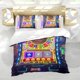 thumbnail image 5 of Piedra, Papel o Tijera Conjunto de sábanas temático, trío de piezas, cómodo y amigable con la piel, diseño único, regalo de decoración para el hogar para familiares, amigos y fans, 90 cm * 190 cm, 5 of 6