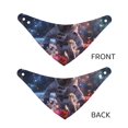 thumbnail image 3 of Honeii Astronaut In Cosmic Garden Print Pet Scarf Dog Bandanas for Dogs Triangle Dog Scarfs,Bandana Pet Cute Scarf Bibs for Small Medium Dogs and Cat-Large, 3 of 5