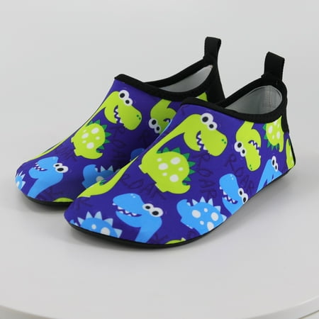 

Cathalem Winter Shoes for Girls Size 9 Children Thin And Breathable Swimming Shoes Water Park Cartoon Rubber Shoes Toddler Girls Blue 4.5 Years