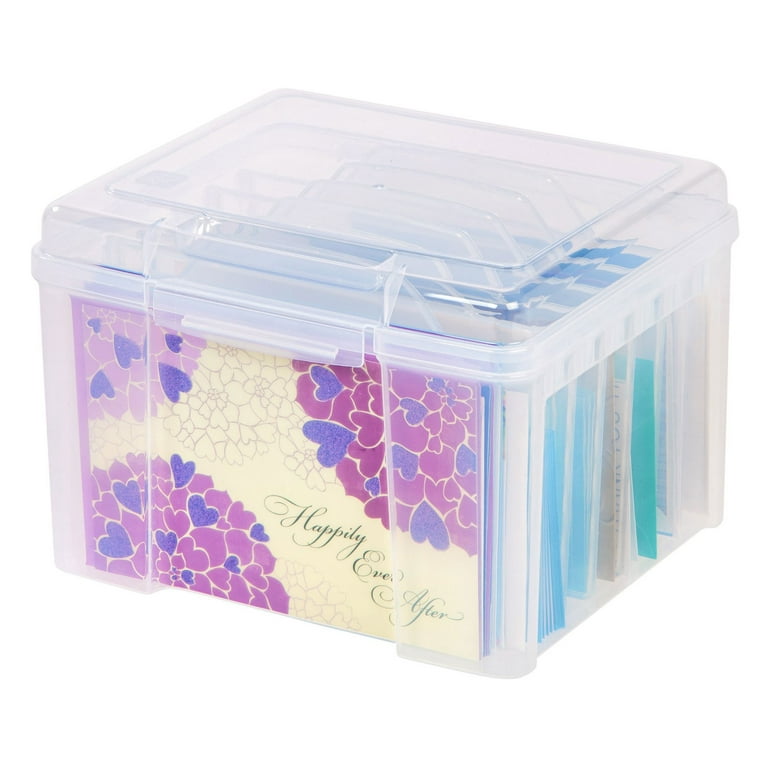Simply Tidy Greeting Card & Craft Keeper - Acid Free Plastic Case