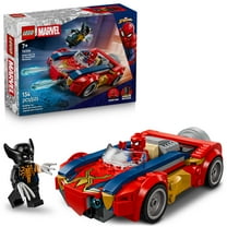 LEGO Marvel Spider-Man Car vs. Venomized Wolverine Building Toy for Boys & Girls - Super Hero & Villain Playset W/2 Marvel Minifigures - Gift Idea for Birthdays - Ages 7  - 76336