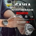 thumbnail image 2 of Reloj Reloj analógico digital deportivo para hombre, reloj de buceo, reloj de pulsera de acero para TOMSHOO Reloj, 2 of 7