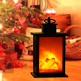 thumbnail image 2 of Portable LED Fireplace Lantern Flamless Fire Portable Mini Effect Lamp for Home Garden M Square, 2 of 9