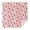 Pink Cow Strawberry, variant on White Cow Head Hat Pattern Square Tablecloth,Waterproof Square Table Cover,Wipeable Spillproof Washable Table Cover for Home Kitchen Party Decor 42"X42"(107x107cm)