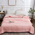 thumbnail image 4 of Paokuoon Summer Cooler Quilt Skin Friendly Wear Resistant Machine Washable Non Fading Ultralight Comforter, 4 of 6