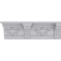 6 5/8"H x 5 1/2"P x 8 5/8"F x 94 1/2"L Jonee Barsom Crown Moulding