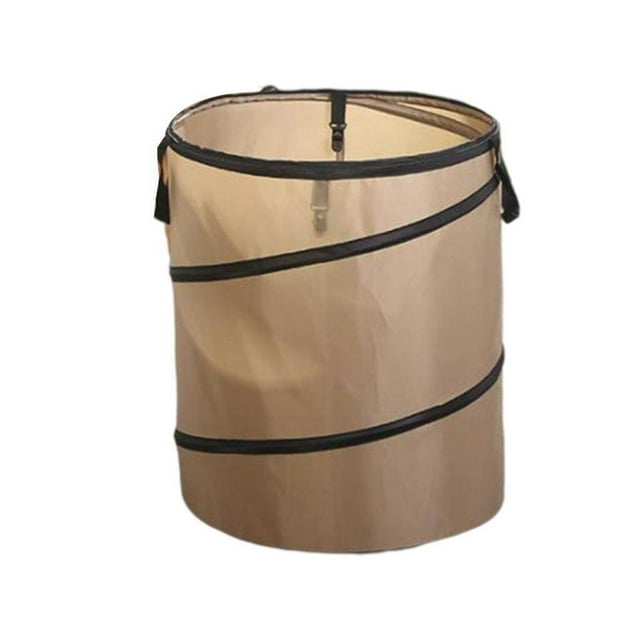 fastboy Sac de Déchets de Jardin Réutilisable Imperméable Fournitures de Jardin Maison & 2 Poignées Kaki 24 Gal 90L