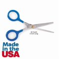 thumbnail image 2 of Dog Grooming Shears 36 Tooth Blending Thinning Scissors Blue Coated Handles 5", 2 of 7
