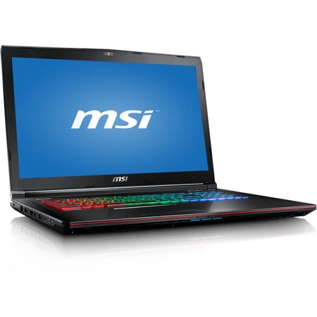 MSI Aluminum Black 17.3" Apache Pro-003 GE72 Laptop PC with Intel Core i7-6700HQ Processor, 16GB Memory, 1TB Hard Drive and Windows 10