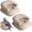 Grey, variant on 4 Pcs Inflatable Lounge Chair Deck Chair Lazy Sofa, Blow Up, Folding, Portable Couch for Home, Office Balcony, Floor Seating (Beige)