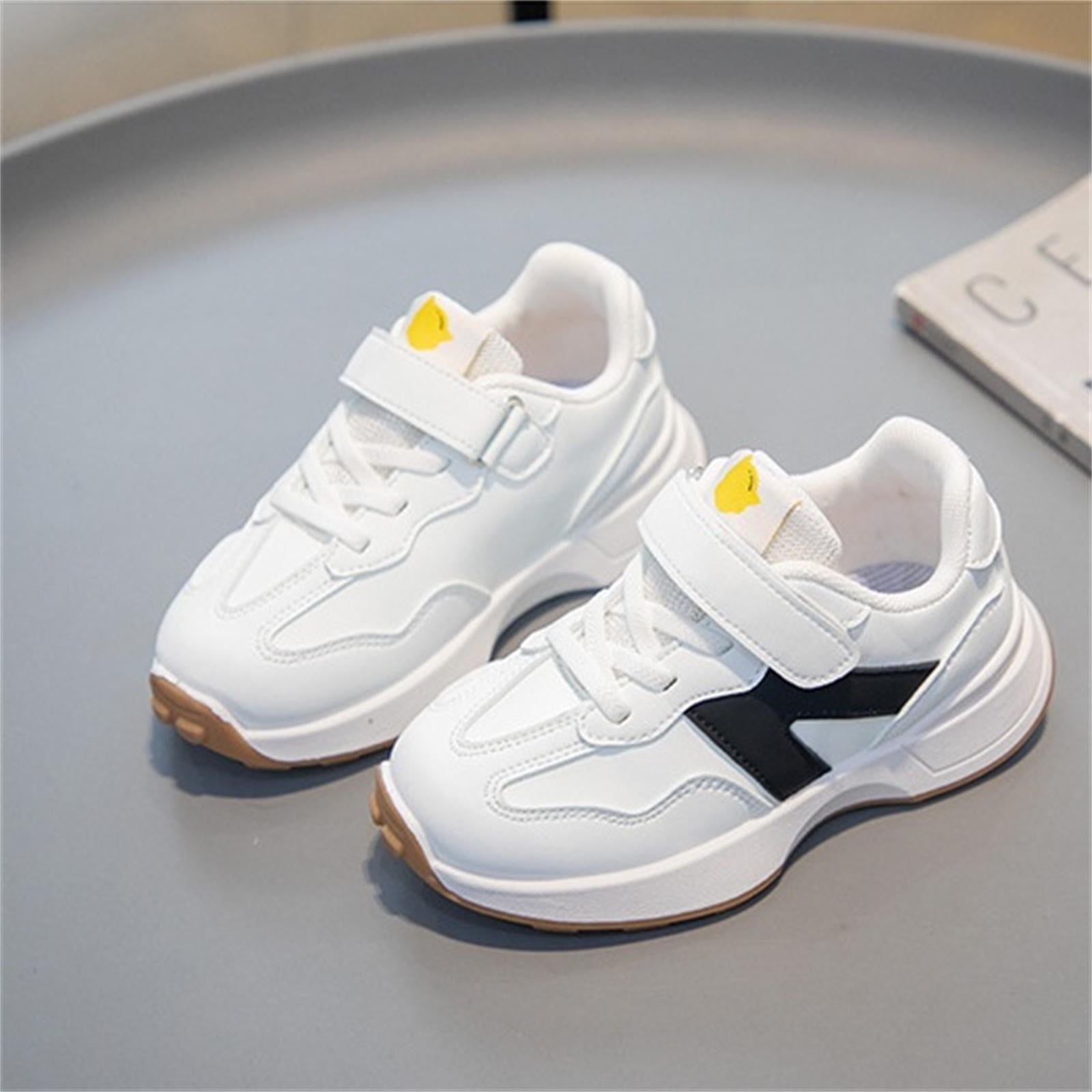 Hessimy Toddler Girls Boys Shoes Kids Sneakers Breathable Lightweight(Black,11 Little Kids)